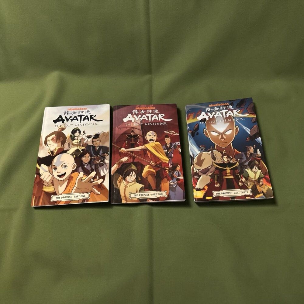 nickelodeon AVATAR The Last Airbender The Promise - Parts 1, 2 and 3